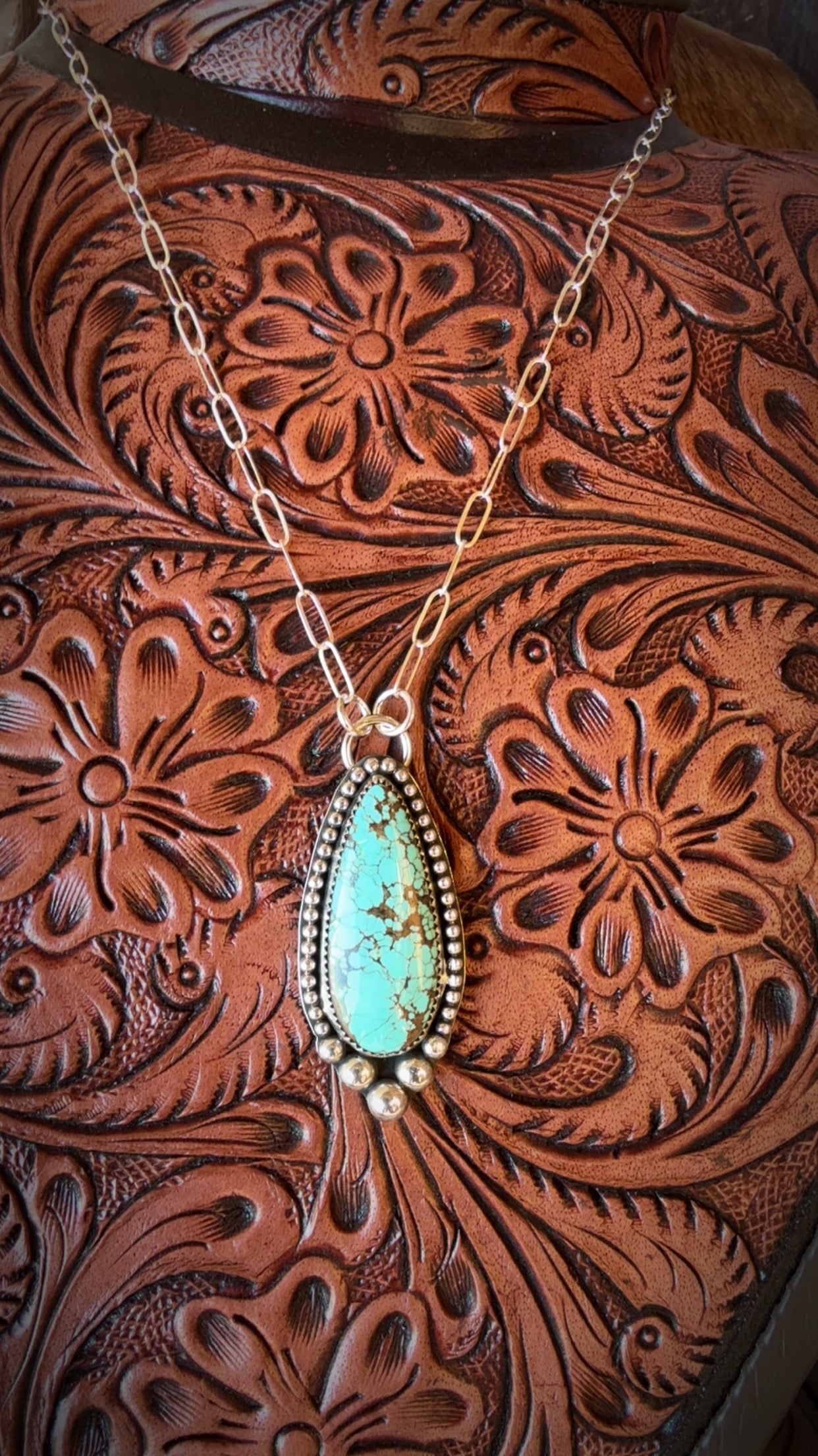 Nevada #8 Turquoise Necklace