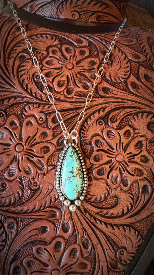 Nevada #8 Turquoise Necklace